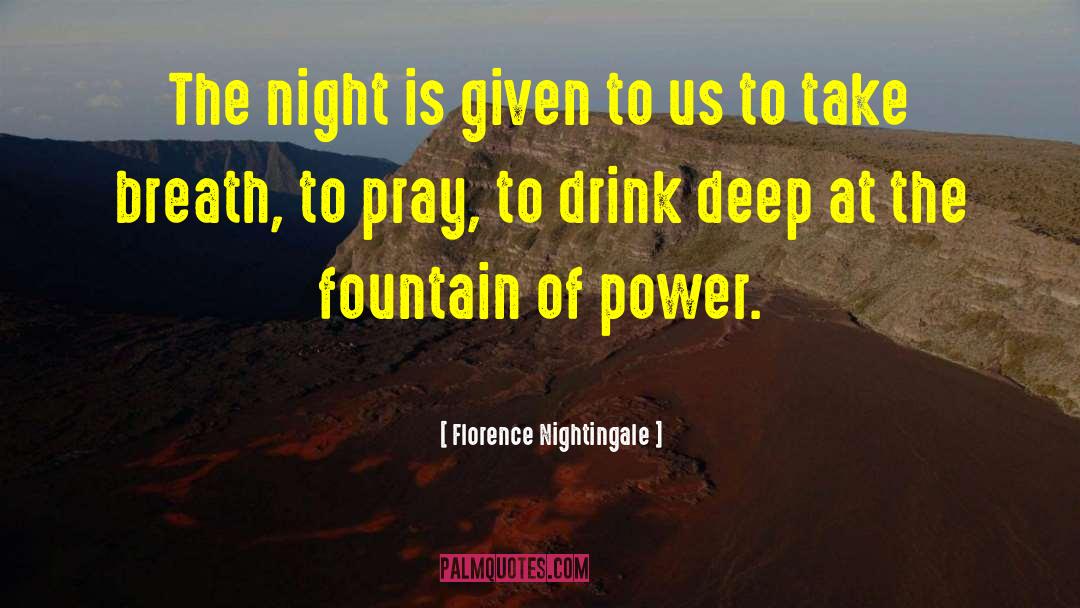 Power Of The Breath quotes by Florence Nightingale