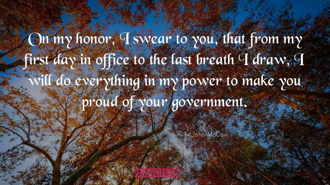 Power Of The Breath quotes by John McCain