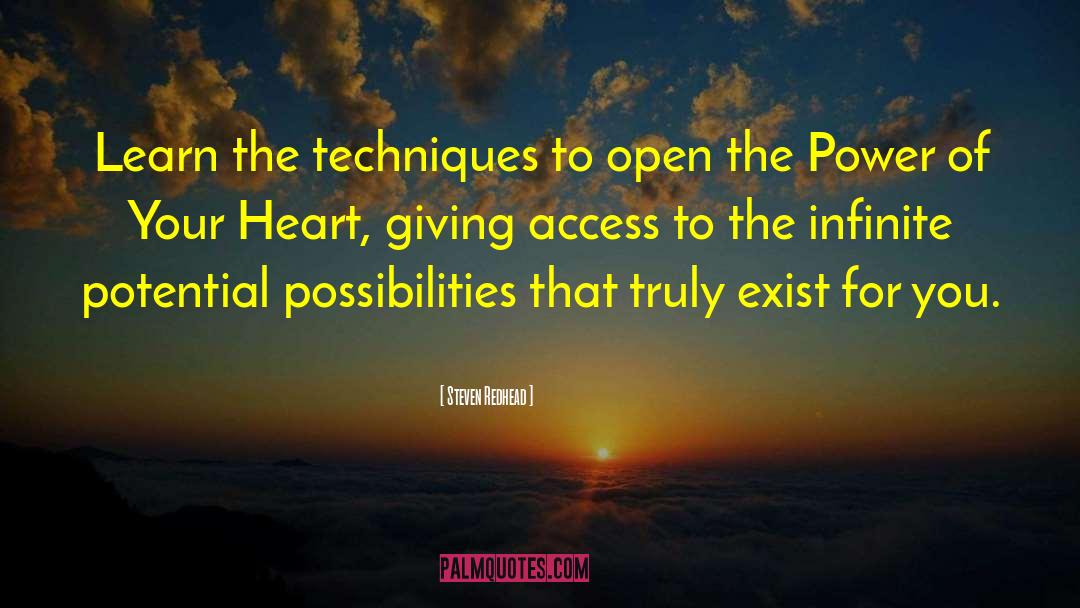 Power Of The Heart quotes by Steven Redhead