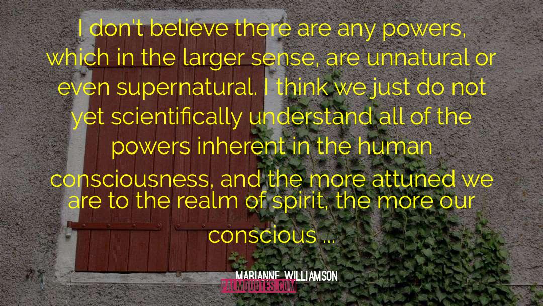 Power Of The Subconscious Mind quotes by Marianne Williamson