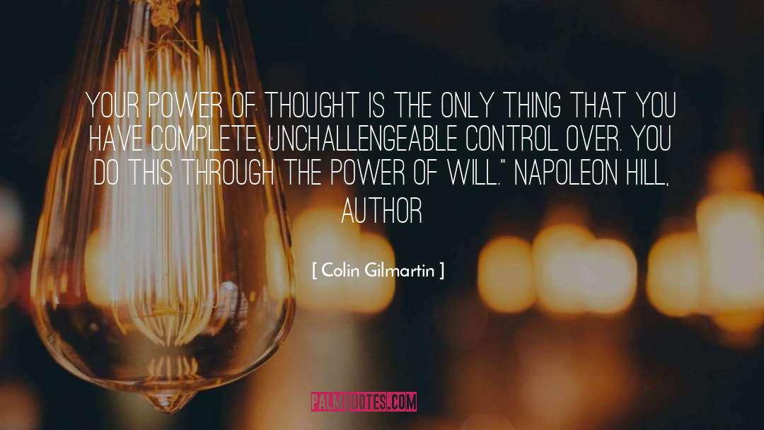 Power Of Thought quotes by Colin Gilmartin