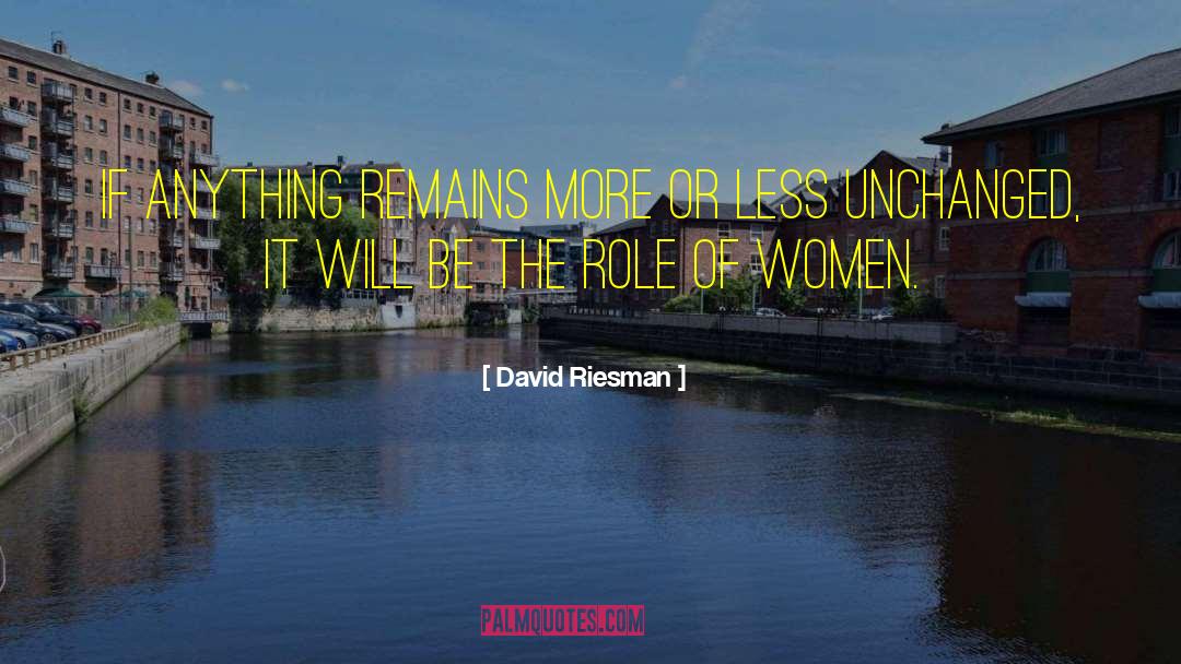 Power Of Women quotes by David Riesman
