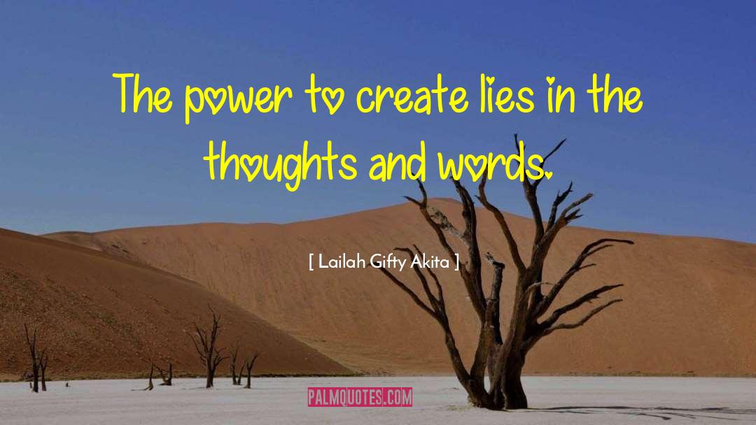 Power Of Words quotes by Lailah Gifty Akita