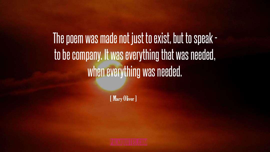 Power Of Words quotes by Mary Oliver