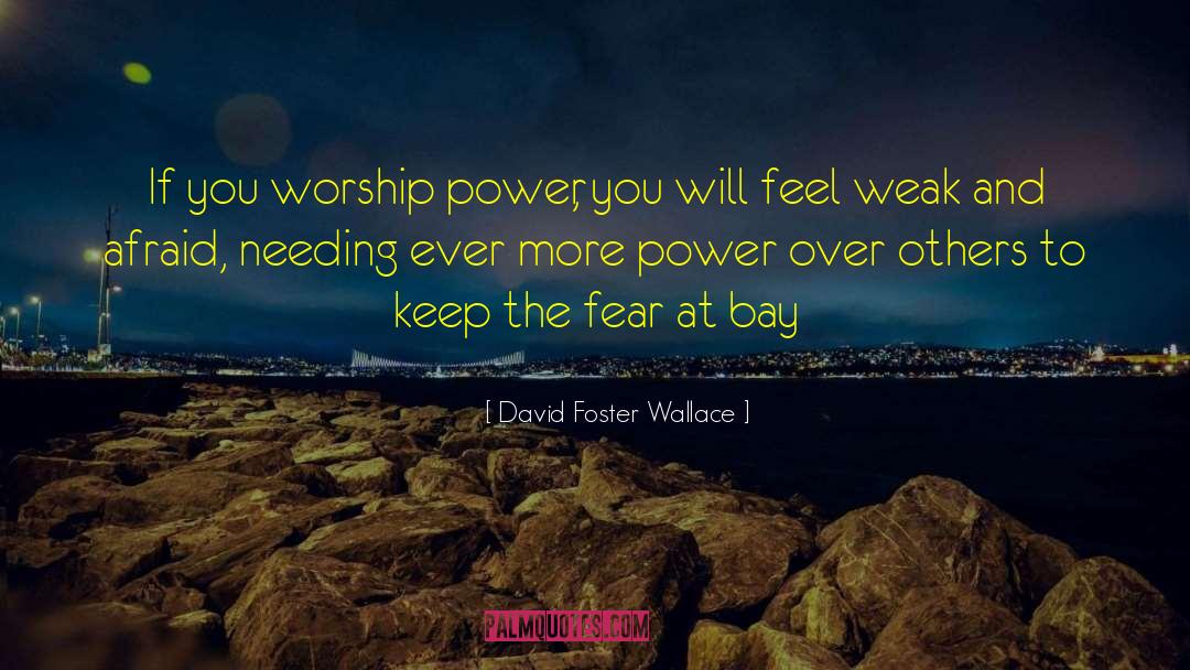 Power Over Others quotes by David Foster Wallace