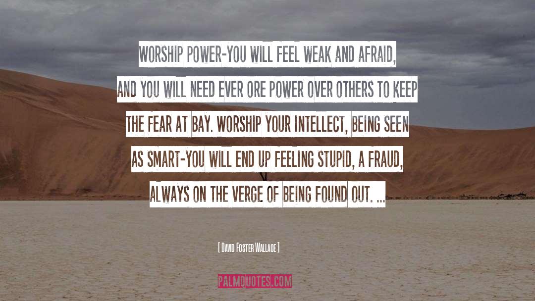 Power Over Others quotes by David Foster Wallace