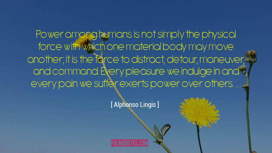 Power Over Others quotes by Alphonso Lingis