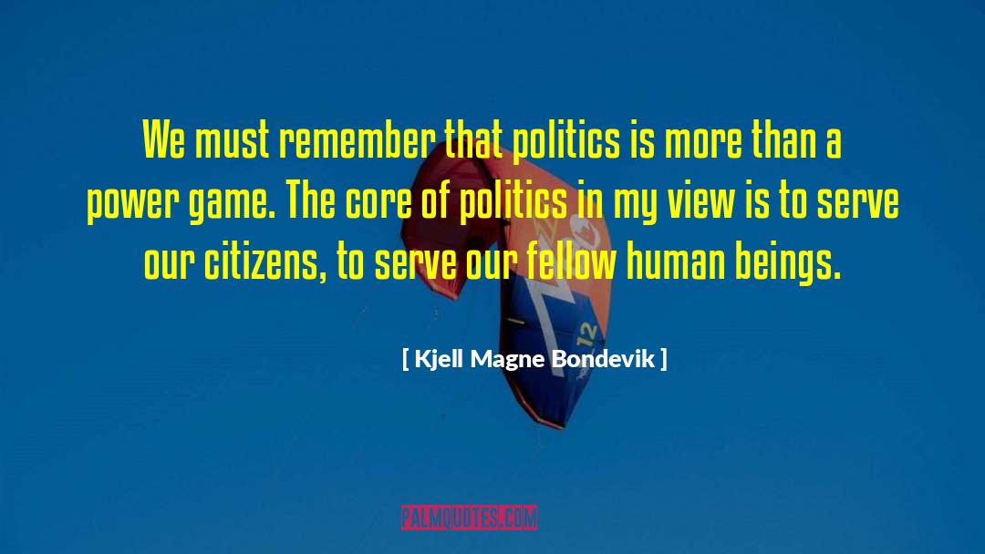 Power Politics quotes by Kjell Magne Bondevik