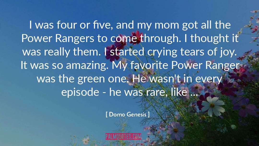 Power Rangers Ninja Storm quotes by Domo Genesis