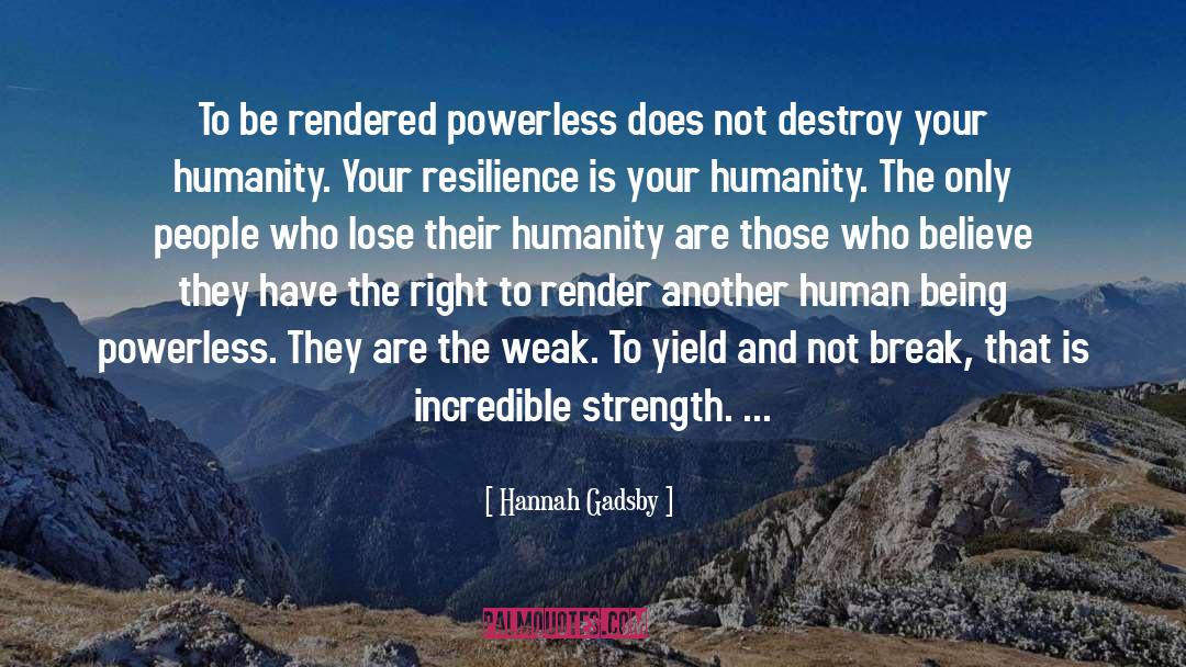 Power Struggles quotes by Hannah Gadsby