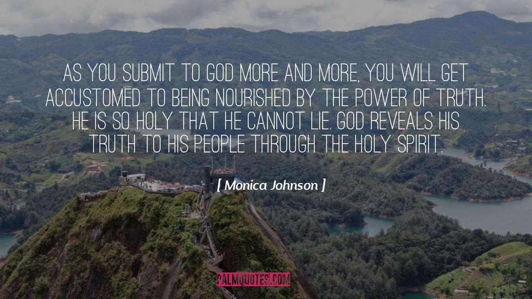 Power Through Prayer quotes by Monica Johnson
