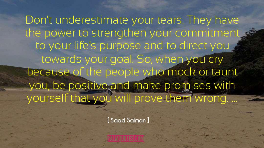 Power To Become quotes by Saad Salman
