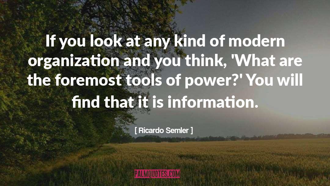 Power Tools quotes by Ricardo Semler