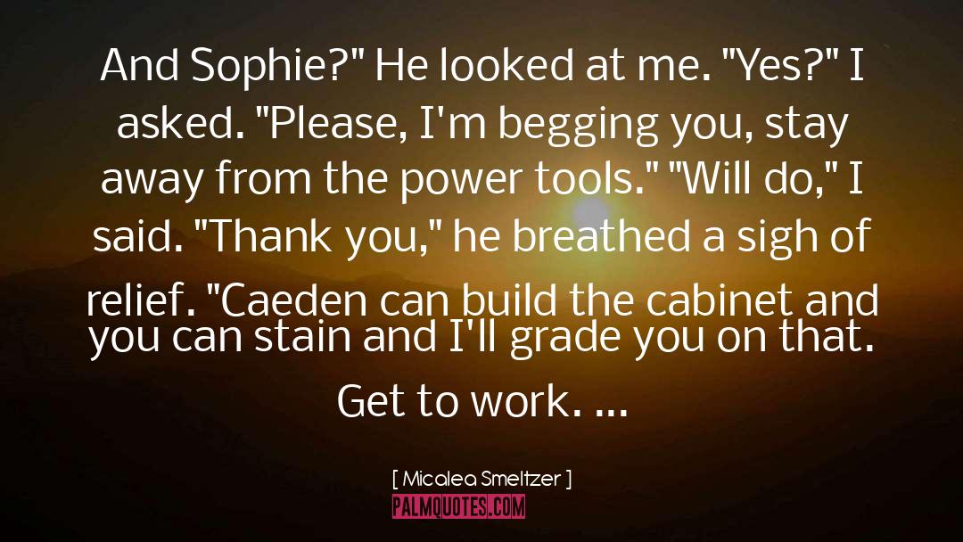 Power Tools quotes by Micalea Smeltzer