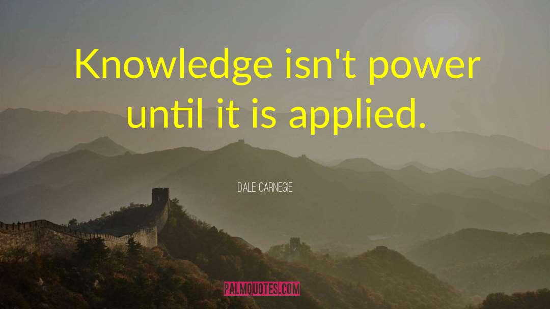 Power What quotes by Dale Carnegie