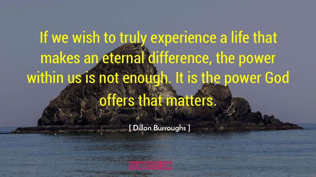 Power Within quotes by Dillon Burroughs