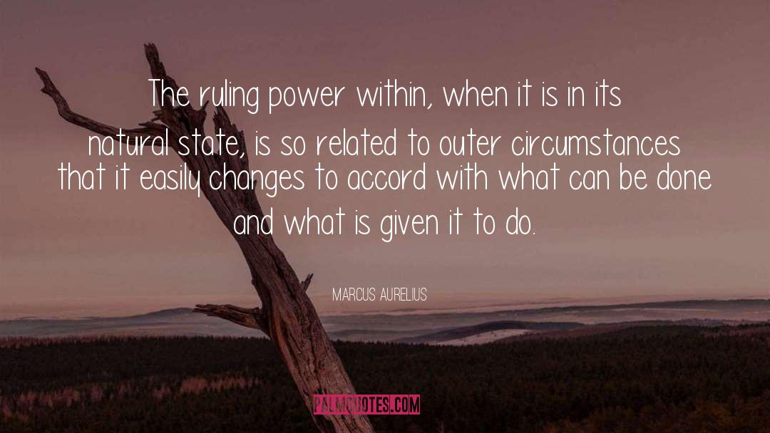 Power Within quotes by Marcus Aurelius