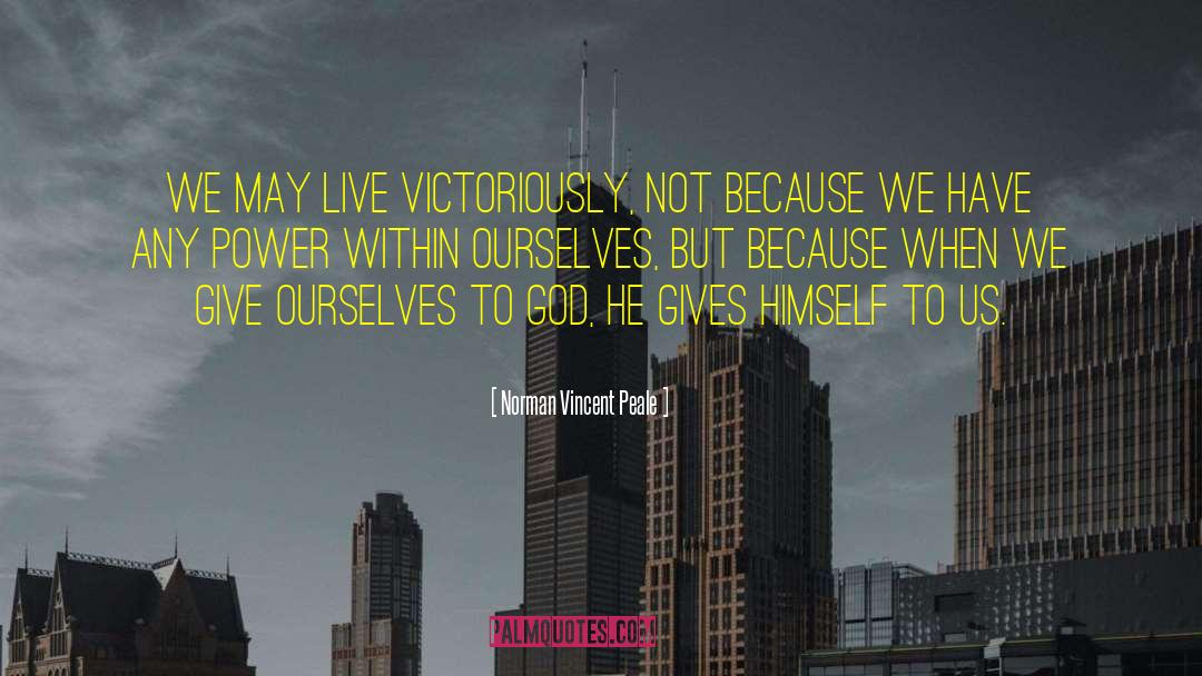 Power Within quotes by Norman Vincent Peale