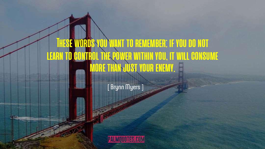 Power Within quotes by Brynn Myers