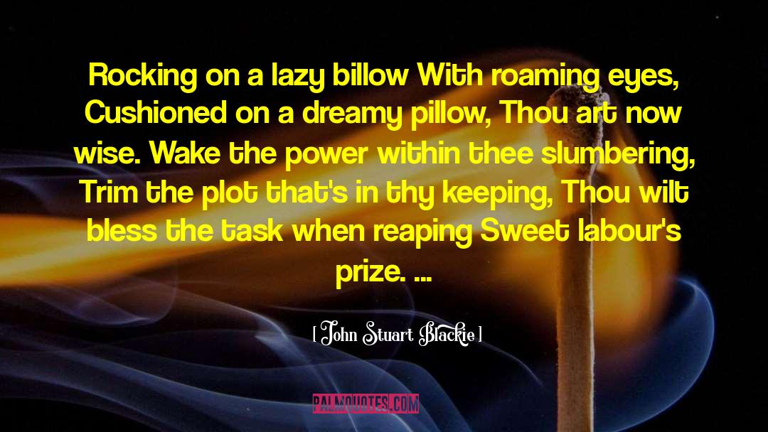 Power Within quotes by John Stuart Blackie