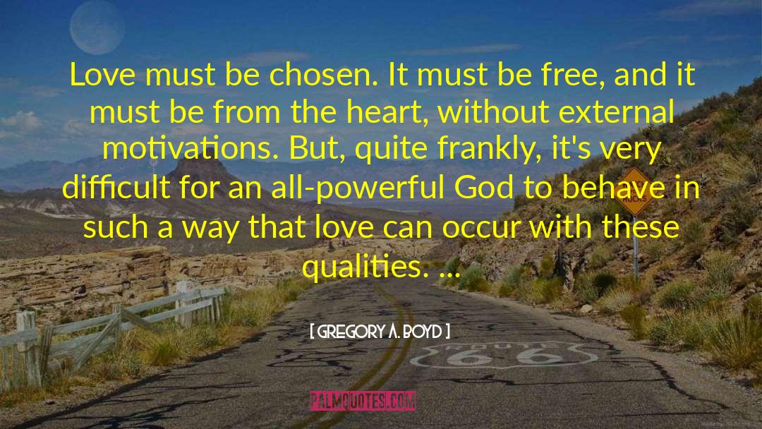 Powerful God quotes by Gregory A. Boyd