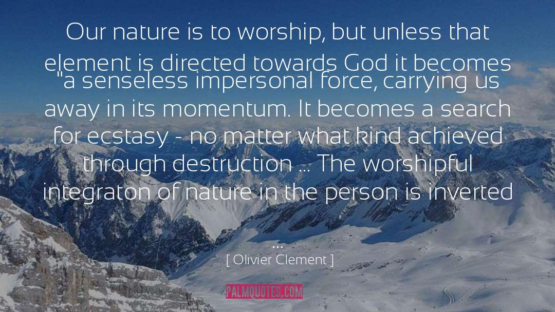 Powerful God quotes by Olivier Clement