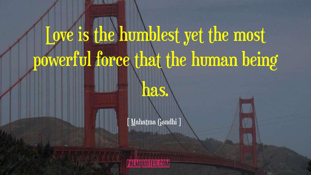 Powerful Love quotes by Mahatma Gandhi