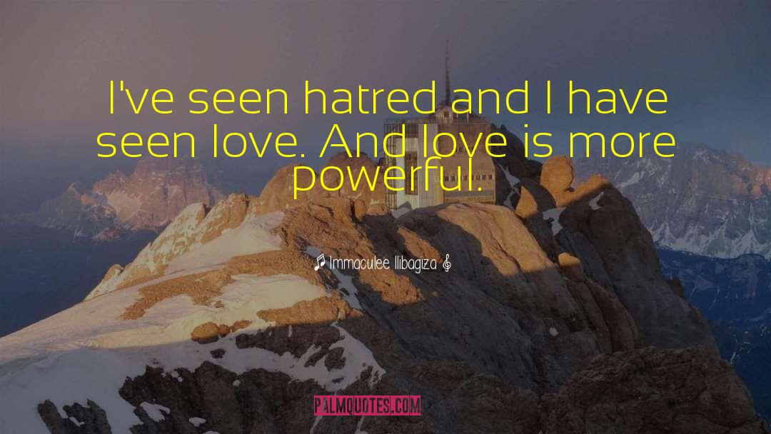 Powerful Love quotes by Immaculee Ilibagiza