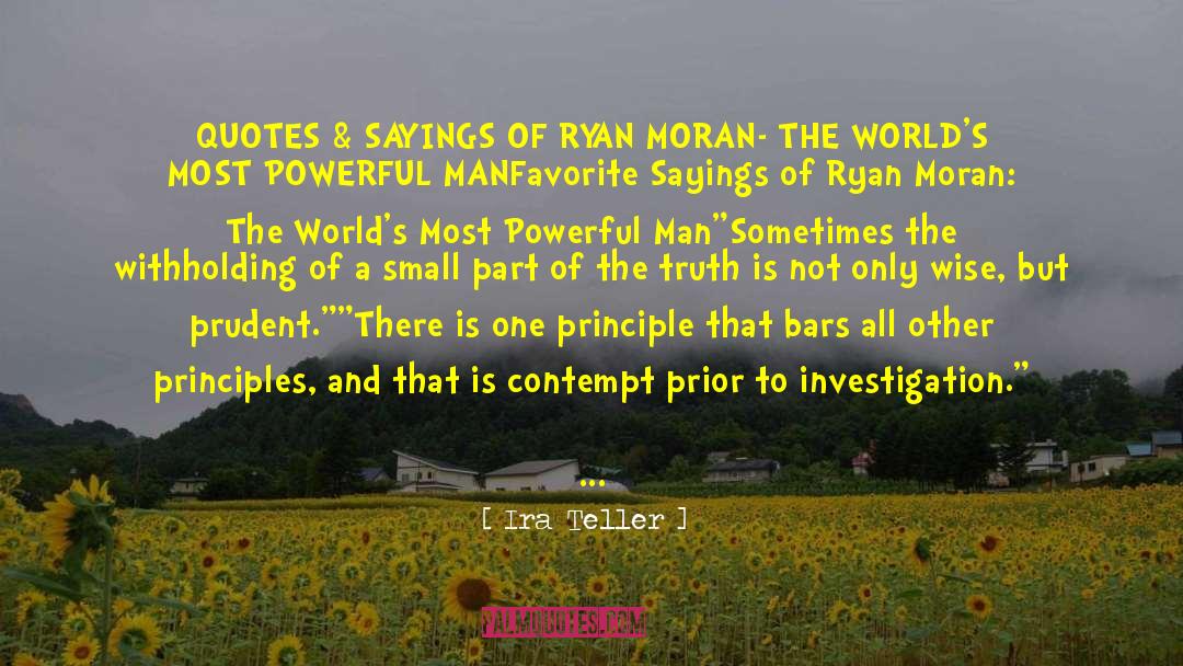 Powerful Man quotes by Ira Teller