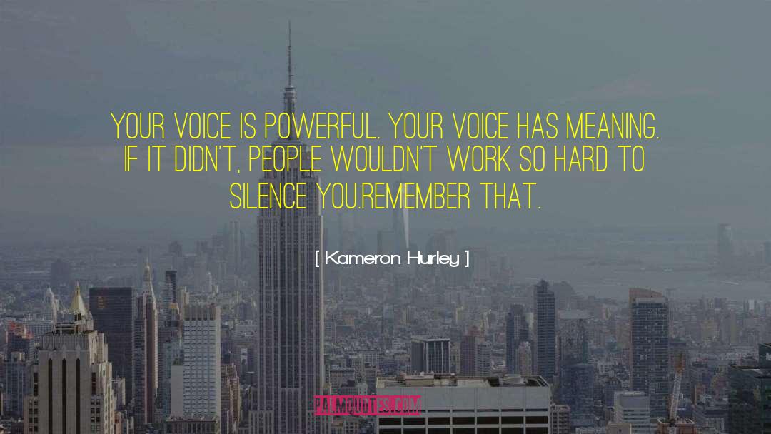 Powerful Meaning quotes by Kameron Hurley