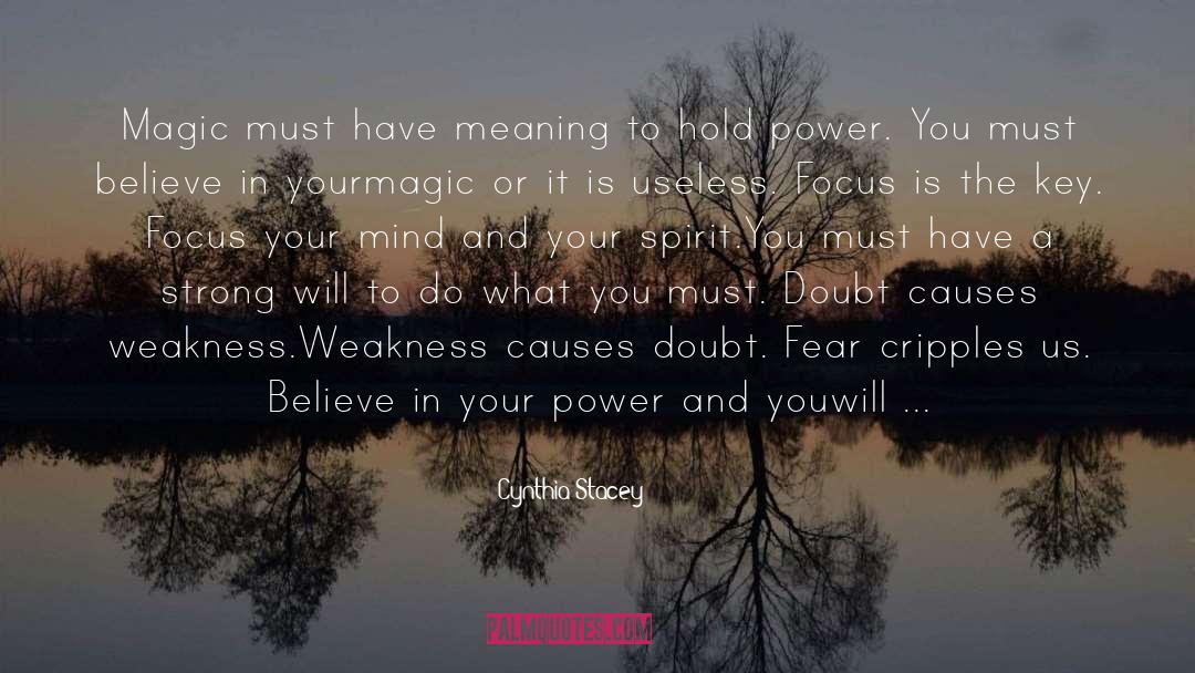 Powerful Meaning quotes by Cynthia Stacey