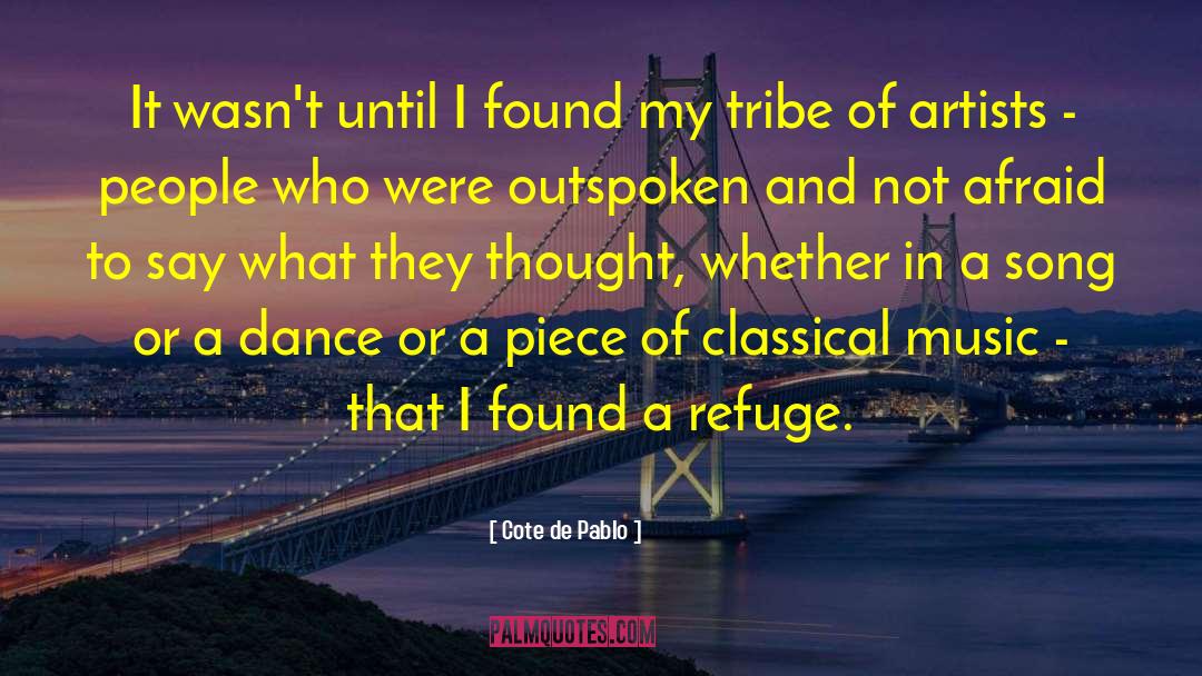 Powerful Music quotes by Cote De Pablo