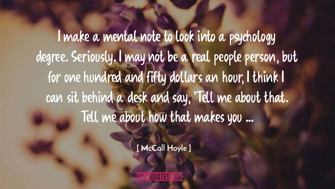 Powerful Person quotes by McCall Hoyle