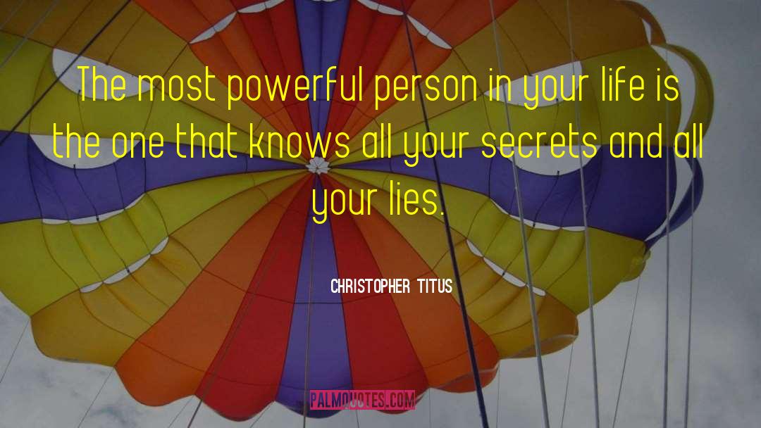 Powerful Person quotes by Christopher Titus