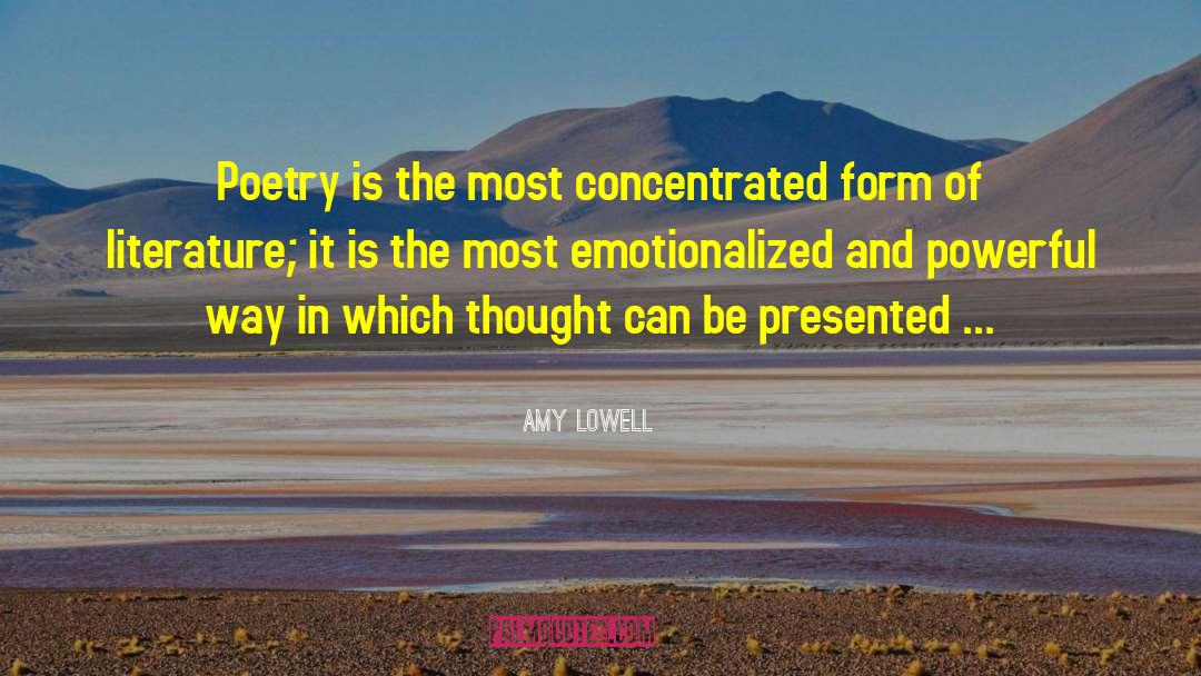 Powerful Poetry quotes by Amy Lowell