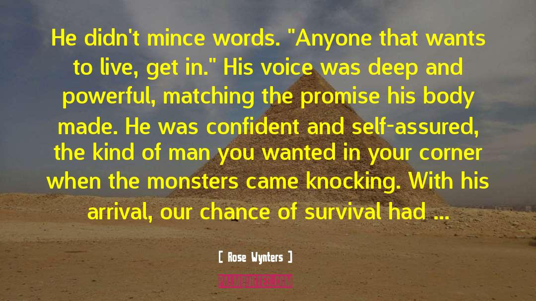 Powerful Survival Fight quotes by Rose Wynters