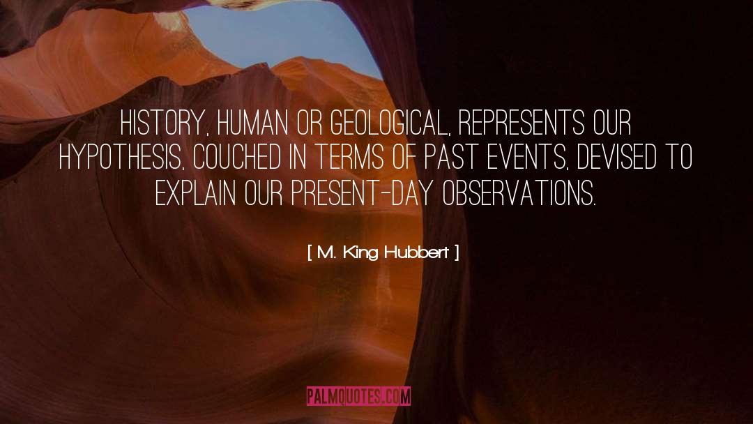 Powers Of Observation quotes by M. King Hubbert