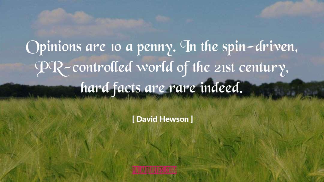 Pr quotes by David Hewson