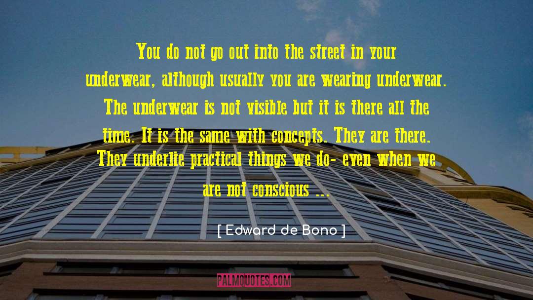 Practical Things quotes by Edward De Bono
