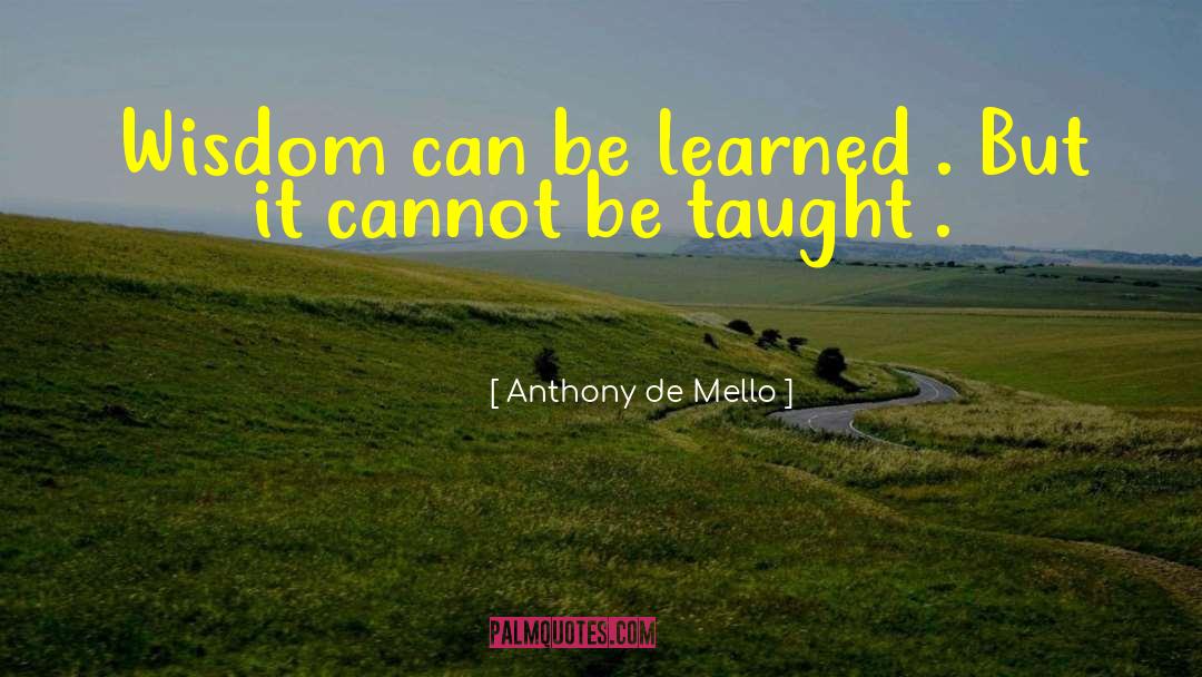 Practical Wisdom quotes by Anthony De Mello