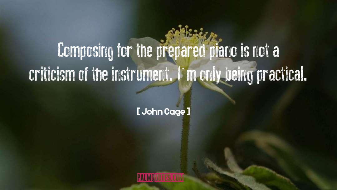 Practicals quotes by John Cage