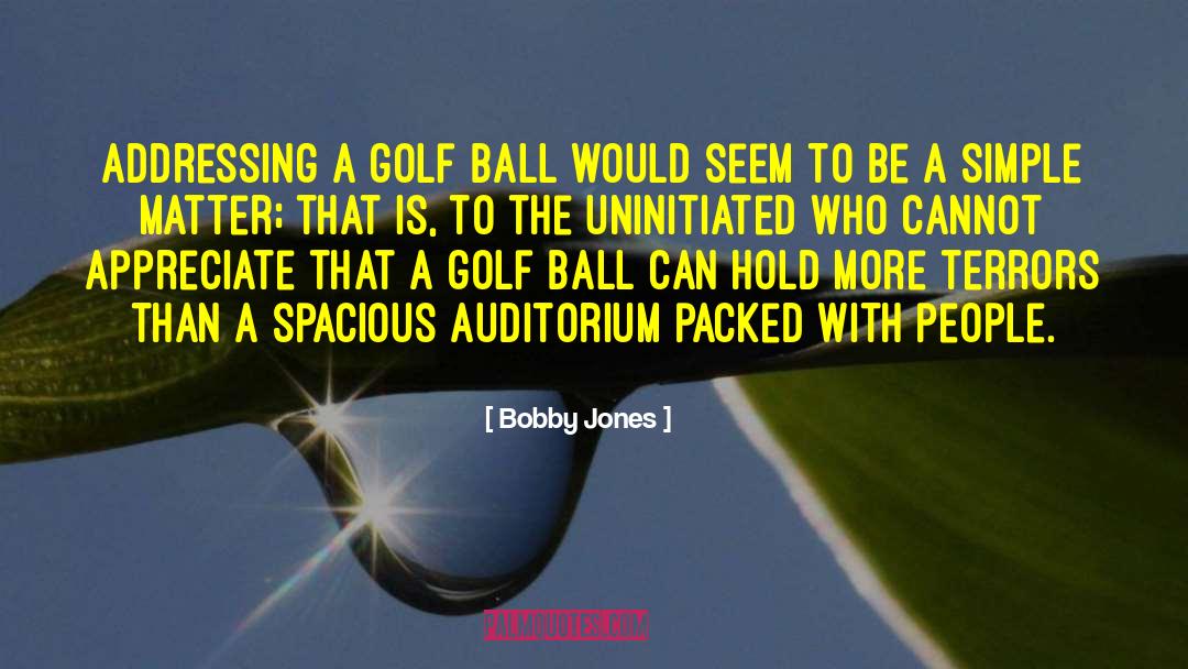 Practicing Golf quotes by Bobby Jones