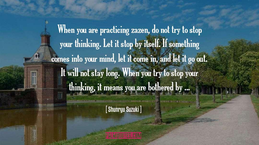 Practicing quotes by Shunryu Suzuki