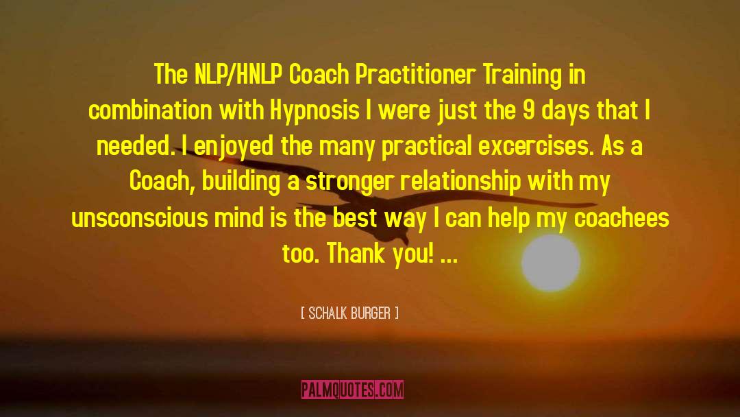 Practitioner quotes by Schalk Burger