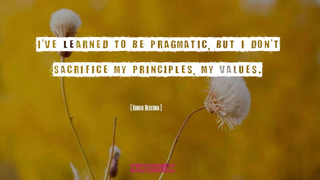 Pragmatic quotes by Xavier Becerra