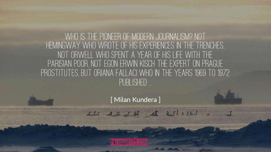 Prague quotes by Milan Kundera