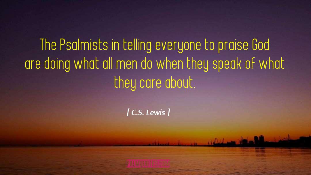 Praise God quotes by C.S. Lewis