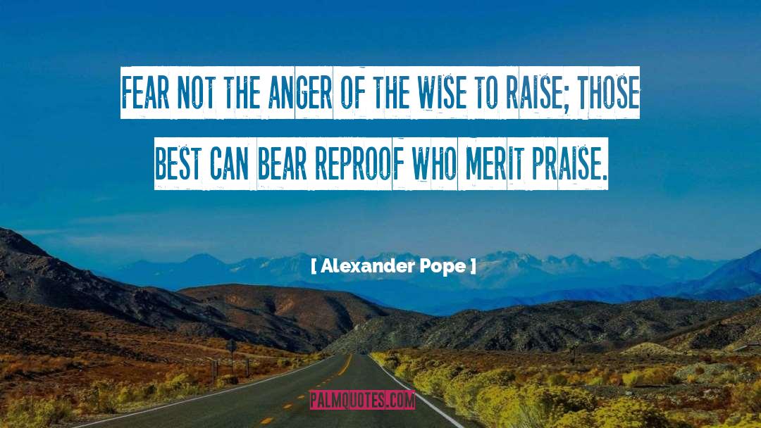 Praise quotes by Alexander Pope