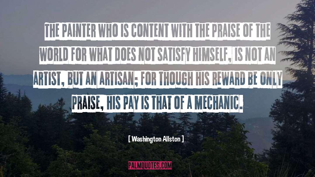 Praise quotes by Washington Allston