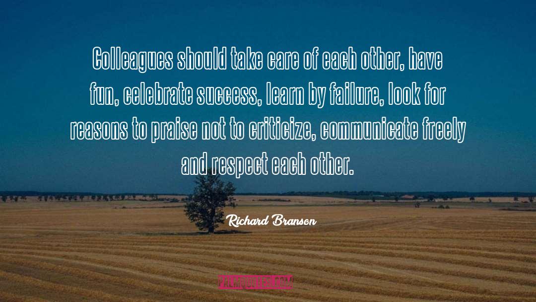 Praise Singers quotes by Richard Branson